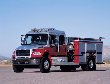 Freightliner Business Class M2 106 Crew Cab Firetruck by American LaFrance '2002–23