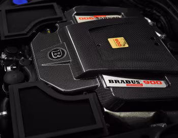 Sob o capô Brabus Rocket 900 (W222) '2015–17