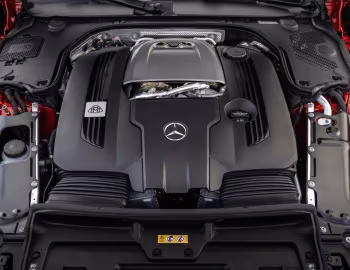 Bajo el capó 2026 Mercedes-Maybach SL 680 Monogram Series [North America] (R232) '2025–pr.