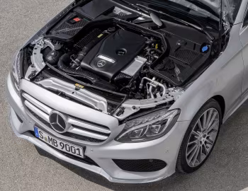 Bajo el capó Mercedes-Benz C 250 AMG Line [Worldwide] (W205) '2014–18