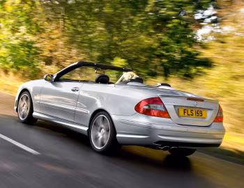 Mercedes-Benz CLK 63 AMG Cabrio [UK-spec] (A209) '2006–10