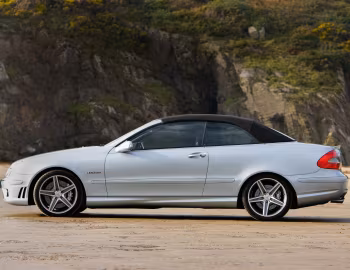 Mercedes-Benz CLK 63 AMG Cabrio [UK-spec] (A209) '2006–10