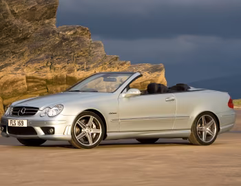 Mercedes-Benz CLK 63 AMG Cabrio [UK-spec] (A209) '2006–10