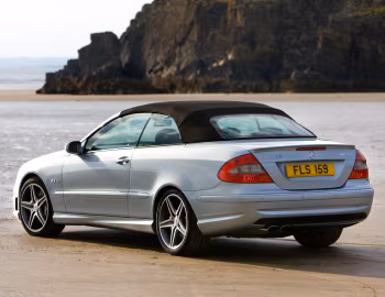 Mercedes-Benz CLK 63 AMG Cabrio [UK-spec] (A209) '2006–10