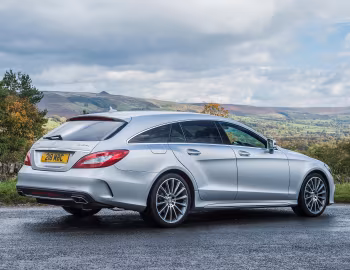 Mercedes-Benz CLS 350 BlueTec Shooting Brake AMG Sport Package [UK-spec] (X218) '2014–18