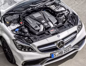 Sob o capô Mercedes-Benz CLS 63 AMG S-Model [Worldwide] (С218) '2014–18