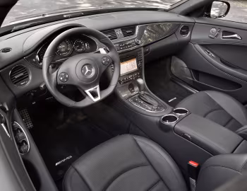 Interior 2009–10 Mercedes-Benz CLS 63 AMG [North America] (C219) '2008–07.2010