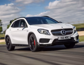 Mercedes-Benz GLA 45 AMG 4MATIC Aerodynamics Package [UK-spec] (X156) '2014–17