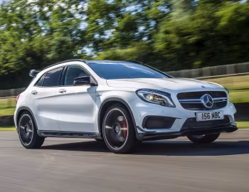 Mercedes-Benz GLA 45 AMG 4MATIC Aerodynamics Package [UK-spec] (X156) '2014–17