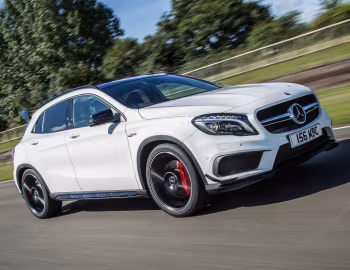 Mercedes-Benz GLA 45 AMG 4MATIC Aerodynamics Package [UK-spec] (X156) '2014–17