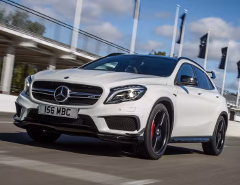 Mercedes-Benz GLA 45 AMG 4MATIC Aerodynamics Package [UK-spec] (X156) '2014–17