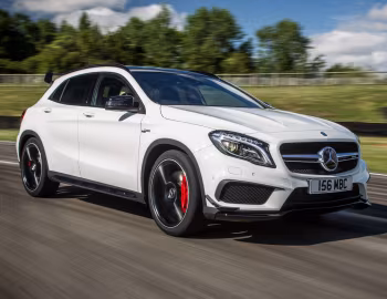Mercedes-Benz GLA 45 AMG 4MATIC Aerodynamics Package [UK-spec] (X156) '2014–17