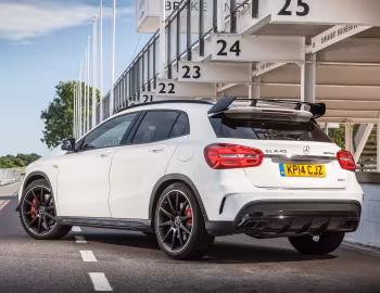 Mercedes-Benz GLA 45 AMG 4MATIC Aerodynamics Package [UK-spec] (X156) '2014–17
