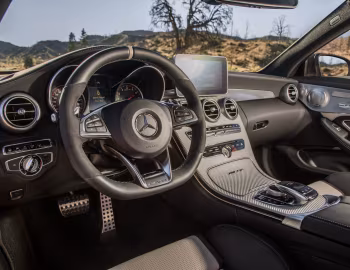 Interior 2017–18 Mercedes-AMG C 63 S Coupé [North America] (C205) '2016–18