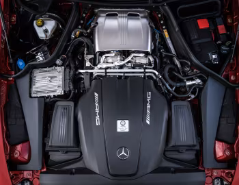 Bajo el capó Mercedes-AMG GT C Roadster [UK-spec] (R190) '2017–18