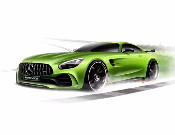 Скетч Mercedes-AMG GT R (C190) '2016