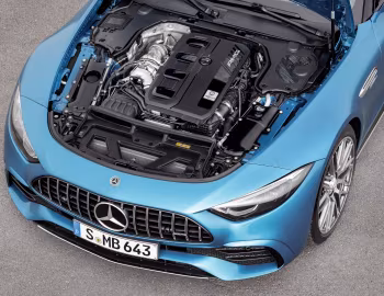 Bajo el capó Mercedes-AMG SL 43 [Worldwide] (R232) '2022–pr.