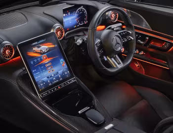 Інтер'єр Mercedes-AMG SL 55 4MATIC+ Night Pack [UK-spec] (R232) '2022–н.ч.