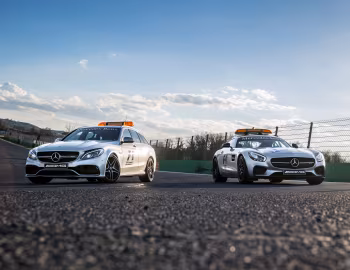 Mercedes-AMG C 63 S Estate F1 Medical Car, Mercedes-AMG GT S F1 Safety Car