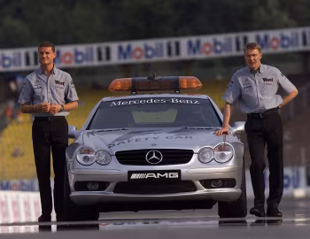 Mercedes-Benz SL 55 AMG F1 Safety Car, Mika Häkkinen, David Coulthard