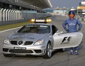 Mercedes-Benz SLK 55 AMG F1 Safety Car, Bernd Mayländer