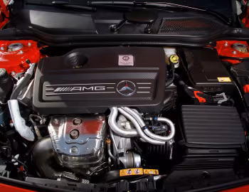 Sob o capô Posaidon Mercedes-Benz A 45 AMG (W176) '2014