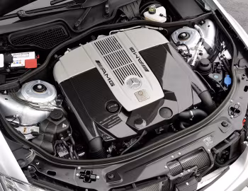 Sob o capô Mercedes-Benz S 65 AMG [Worldwide] (W221) '2009–10