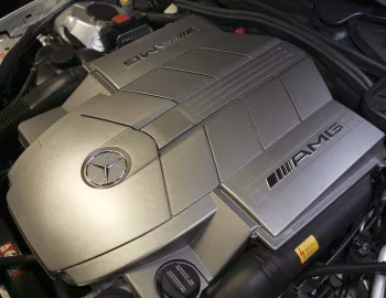 Sob o capô Mercedes-Benz SLK 55 AMG [Australia] (R171) '2005–08