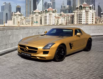 Mercedes-Benz SLS 63 AMG "Desert Gold" (C197) '2010–14