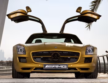 Mercedes-Benz SLS 63 AMG "Desert Gold" (C197) '2010–14