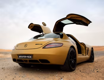 Mercedes-Benz SLS 63 AMG "Desert Gold" (C197) '2010–14