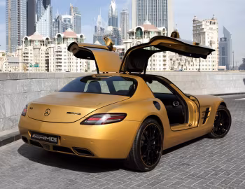 Mercedes-Benz SLS 63 AMG "Desert Gold" (C197) '2010–14