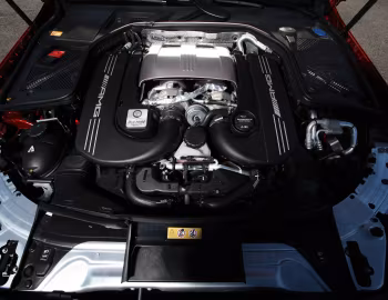 Sob o capô Wimmer RS Mercedes-AMG C 63 S Estate (S205) '2015–18