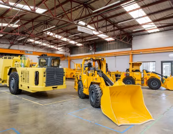 Aramine T1601C mineTruck, Aramine L150D miniLoader