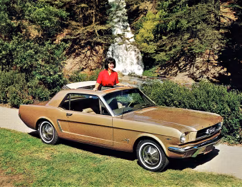 1965 Ford Mustang Coupe with ASC Sunroof