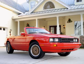 1986 ASC McLaren Mercury Capri Convertible