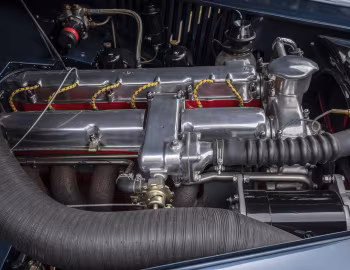 Sous la capuche Aston Martin DB2/4 Drophead Coupe (LML/506) '1954