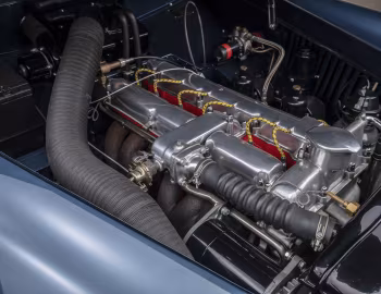 Sous la capuche Aston Martin DB2/4 Drophead Coupe (LML/506) '1954