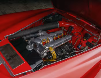Sous la capuche Aston Martin DB2/4 Drophead Coupe (LML/504) '1953