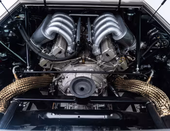 Sous la capuche Aston Martin Bulldog Concept '1980