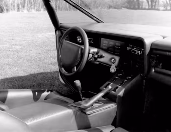 Intérieur Aston Martin Bulldog Concept '1980