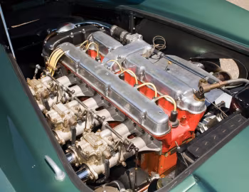 Sous la capuche Aston Martin DB3S (#DB3S/104) '1955