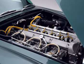 Sous la capuche Aston Martin DB4 Works Prototype (DP2155) '1959