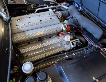 Sous la capuche Aston Martin Lagonda Two-Door Coupé Virage Test Mule (#DP2034/1) '1988