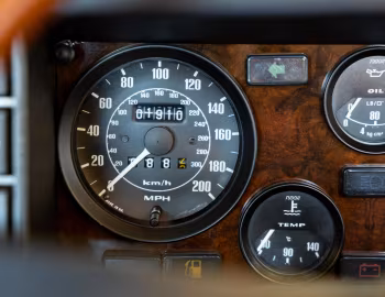 Tableau de bord Aston Martin Lagonda Two-Door Coupé Virage Test Mule (#DP2034/1) '1988