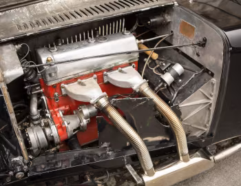Sous la capuche Aston Martin Le Mans 1 ½ Litre Tourer Long (L3/328/L) '1933