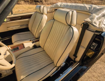 Interior 1987–89 Aston Martin V8 Vantage Volante [North America] '1986–89