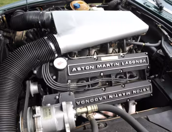 Sob o capô Aston Martin V8 Vantage Volante [UK-spec] '1986–89