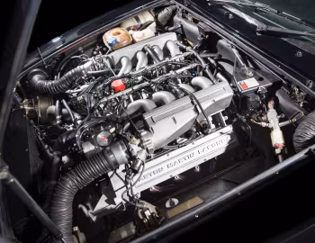Sous la capuche Aston Martin V8 Vantage Volante [Worldwide] '1986–89