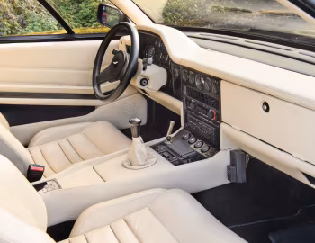 Intérieur Aston Martin V8 Vantage Zagato [Worldwide] '1986–88